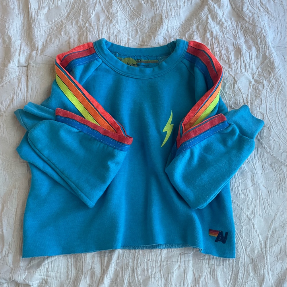 AVIATOR NATION CROPPED SWEATSHIRT!!